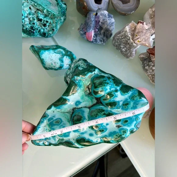 Chrysocolla & Malachite From Congo - Picture 11 of 11